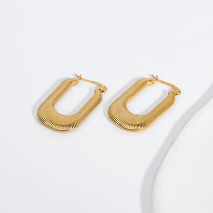 As Pretty As Gold Hoop Earrings