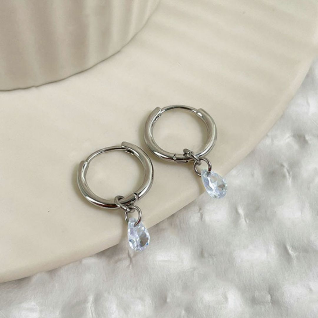 Drizzle Drop Hoops Earrings