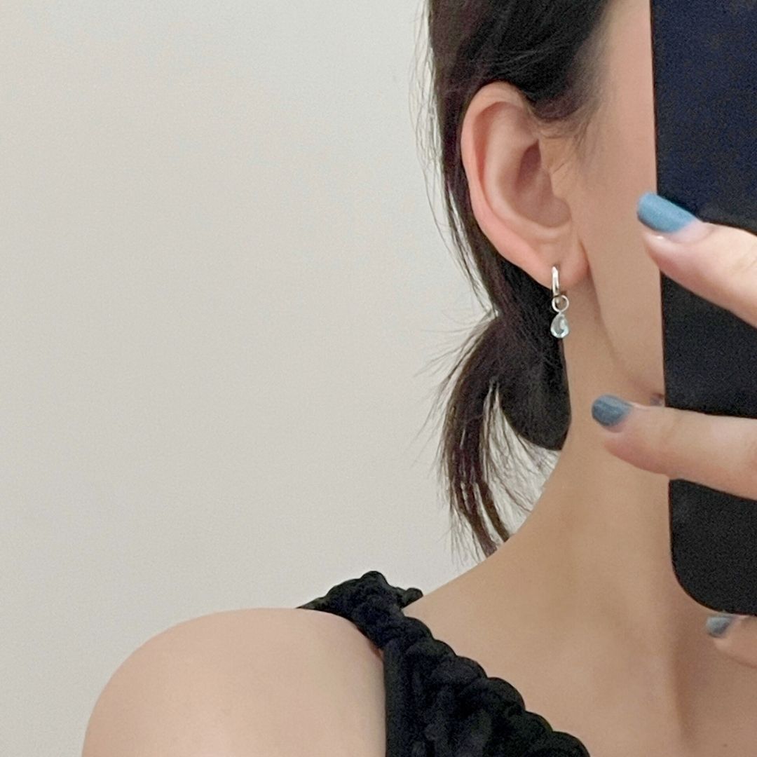 Drizzle Drop Hoops Earrings