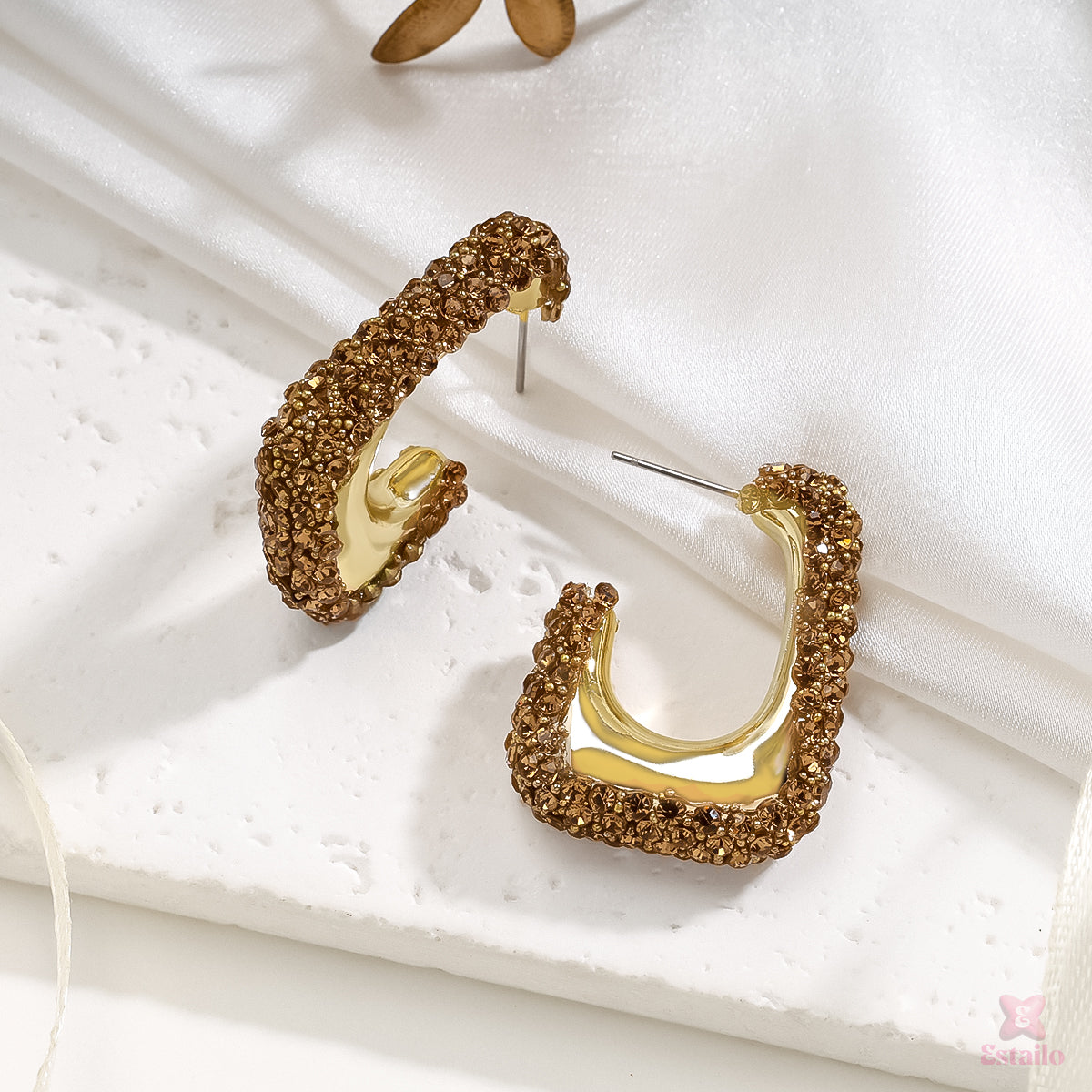 Sparkling Hoops Earring