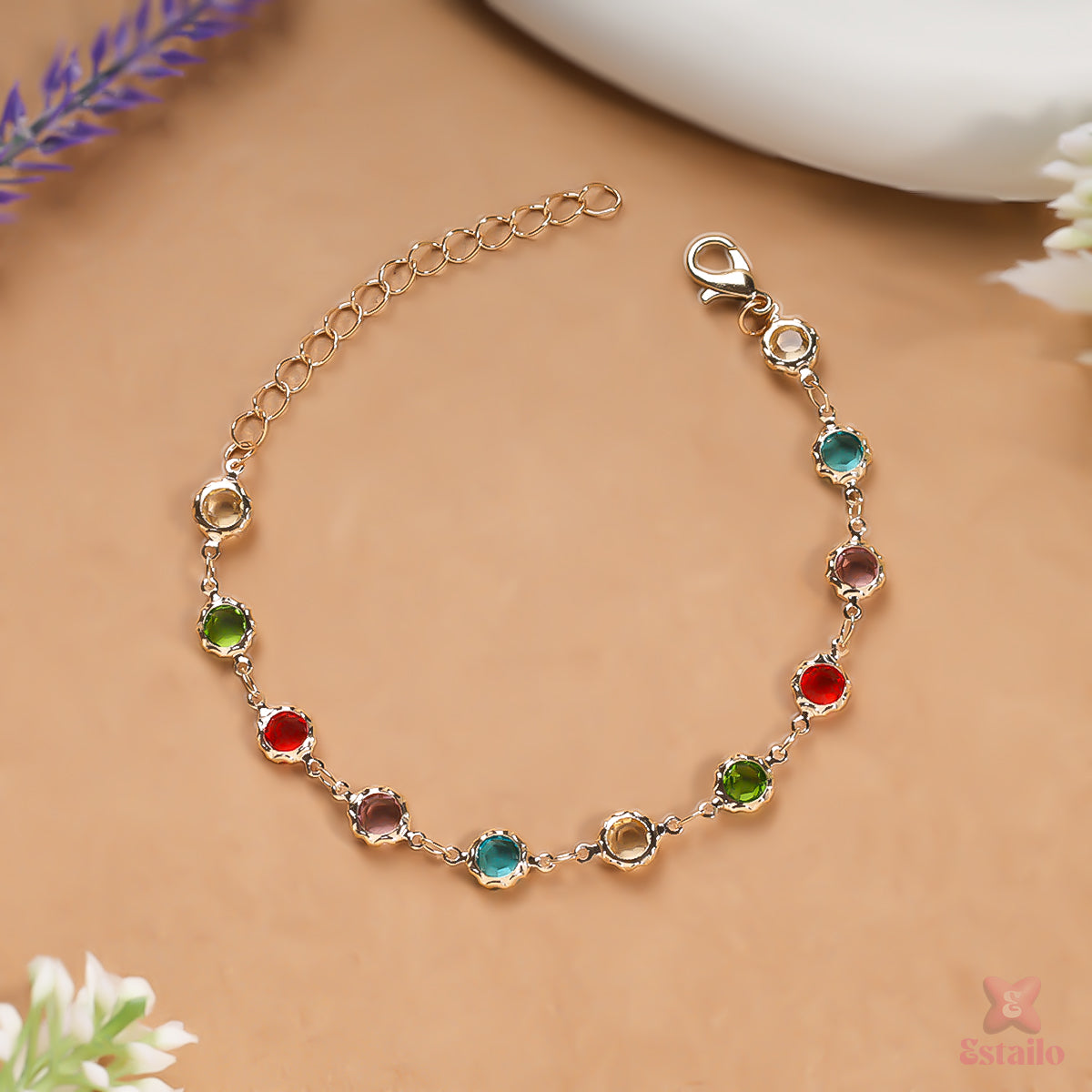 Gem Bliss Chain Bracelet