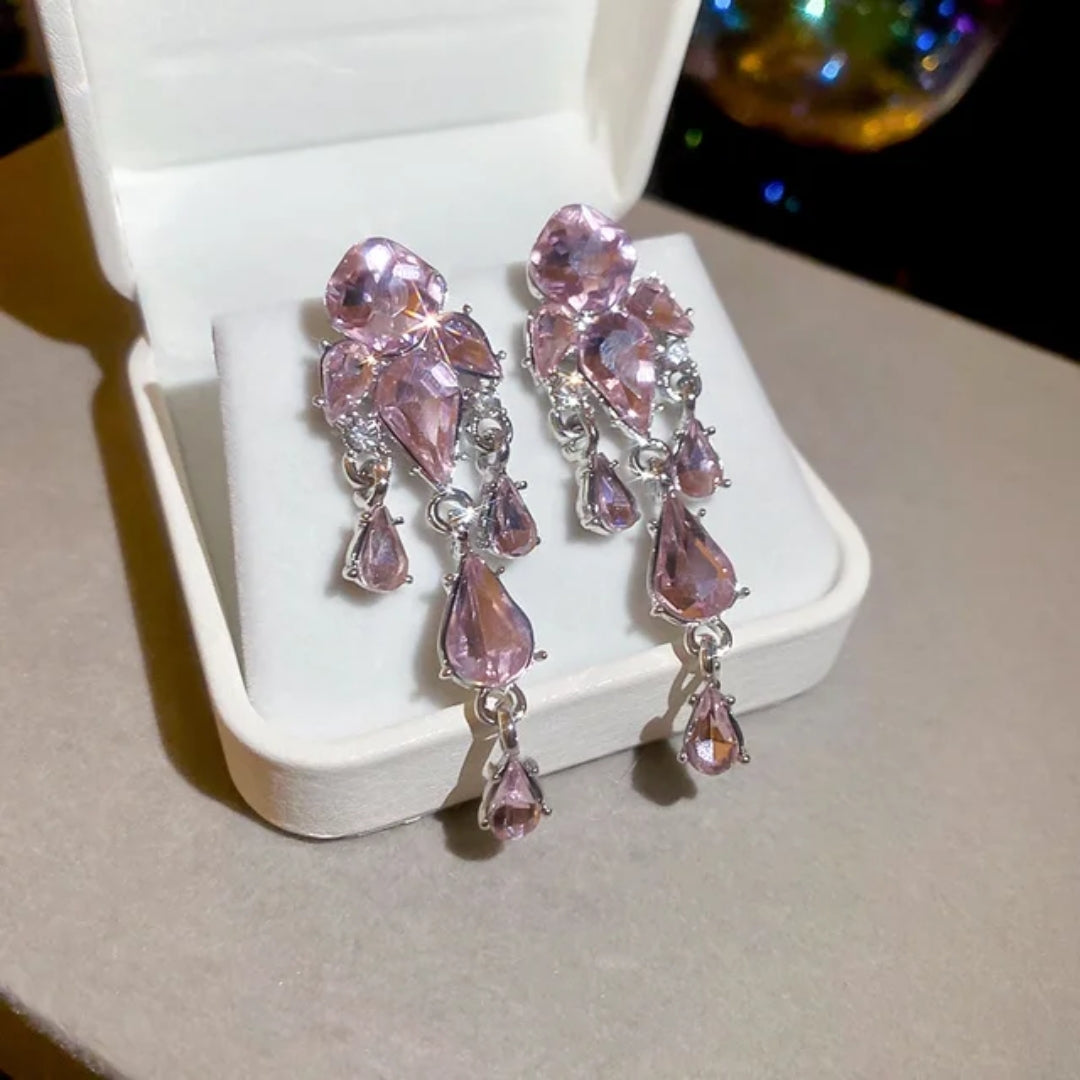 Pink Twilight Drops Earrings
