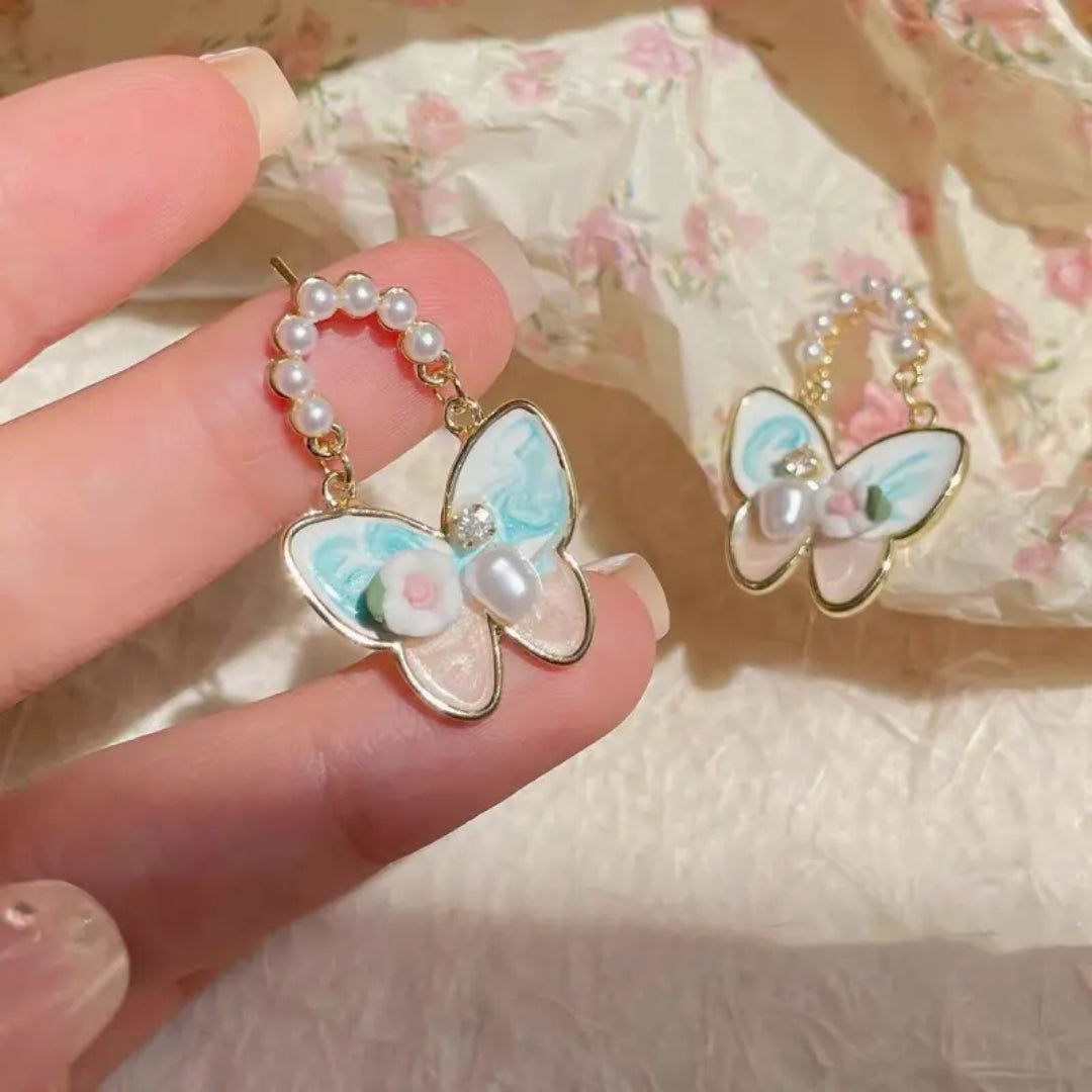 Chrysalis Pearl Drops Earring
