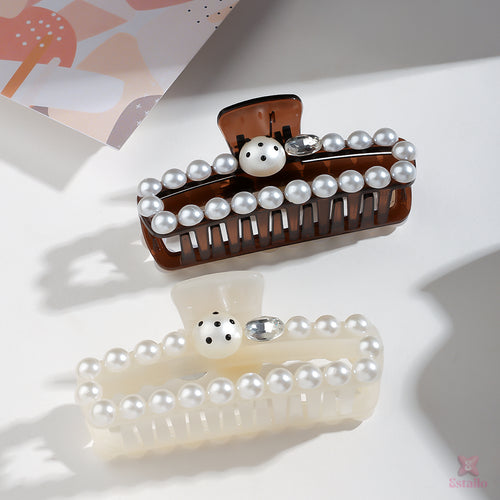 Elegant Pearl Hair Claw (Pack of 1)