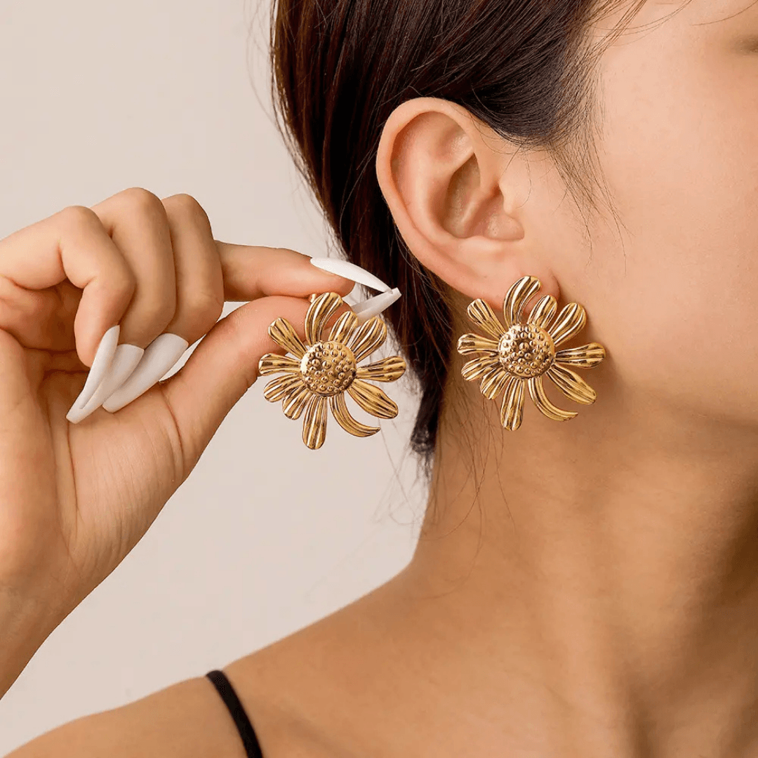 As Pretty Flower Earrings