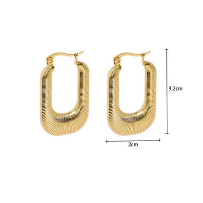 As Pretty As Gold Hoop Earrings