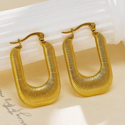 As Pretty As Gold Hoop Earrings