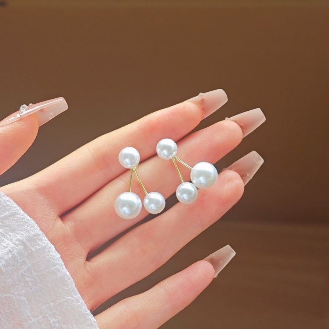 Twin Pearl Elegance Earrings