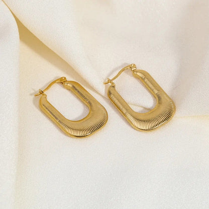 As Pretty As Gold Hoop Earrings