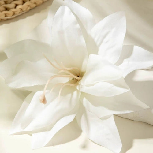 White Lily Hair Clip