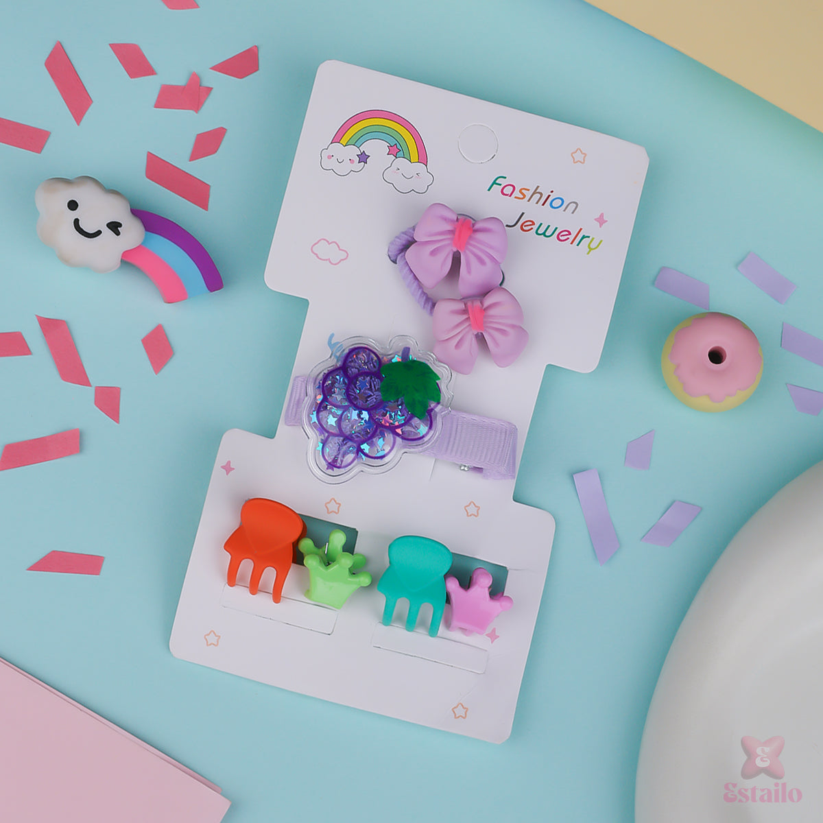 Blue Belle Hair Accessories Combo for Kids