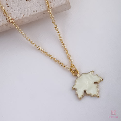 Gilded Leaf Necklace
