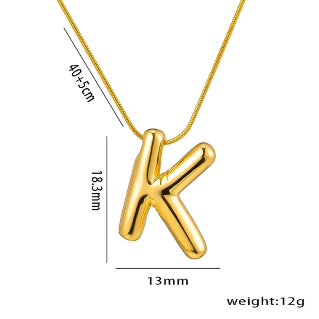 Radiant Letter Necklace