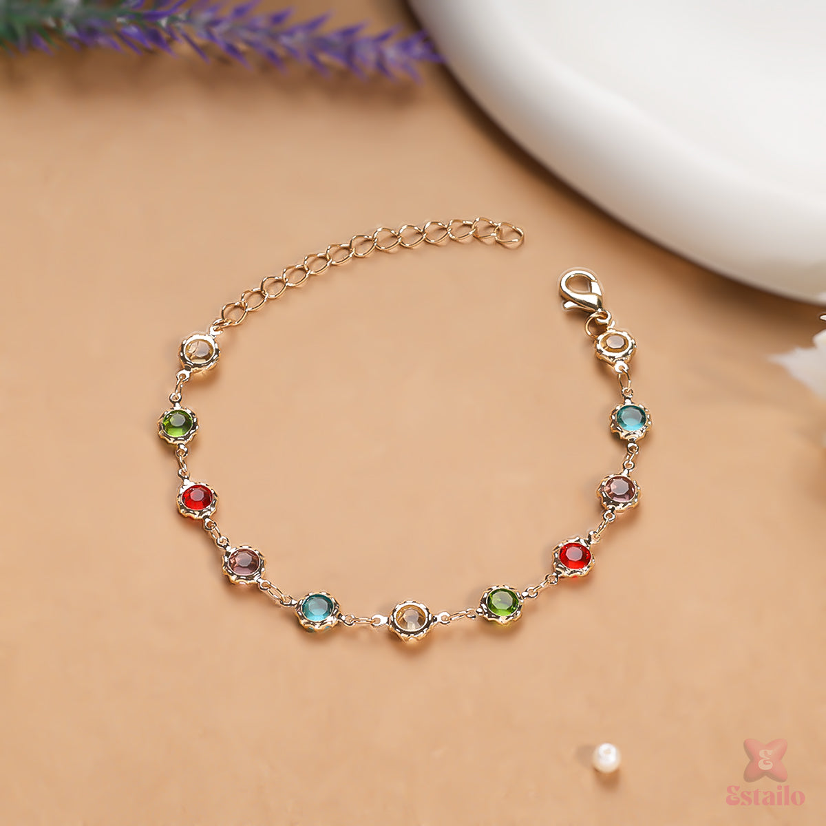 Gem Bliss Chain Bracelet