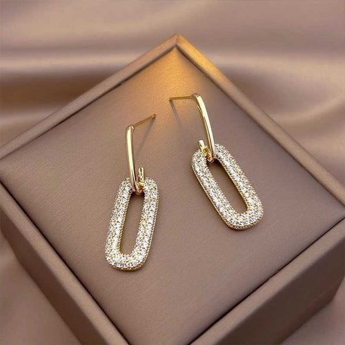 Celestial Glow Links Drop Earrings