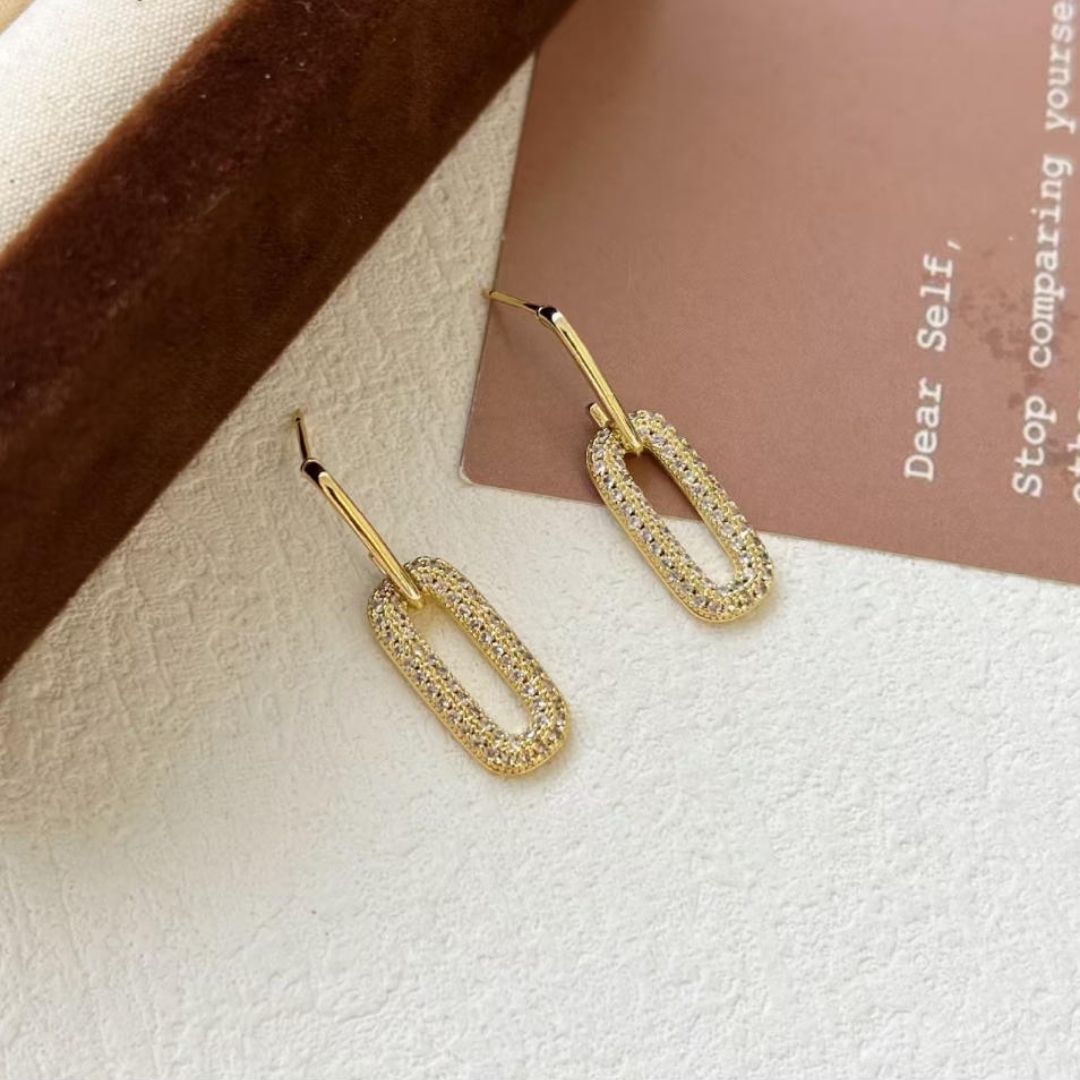 Celestial Glow Links Drop Earrings