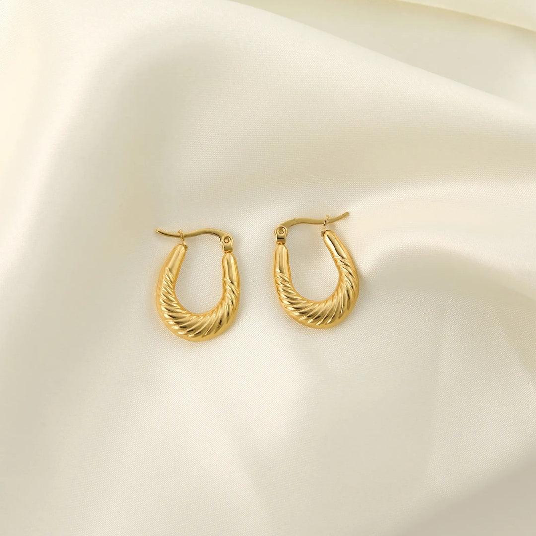 Golden Goddess Hoops Earrings