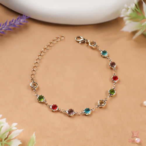 Gem Bliss Chain Bracelet