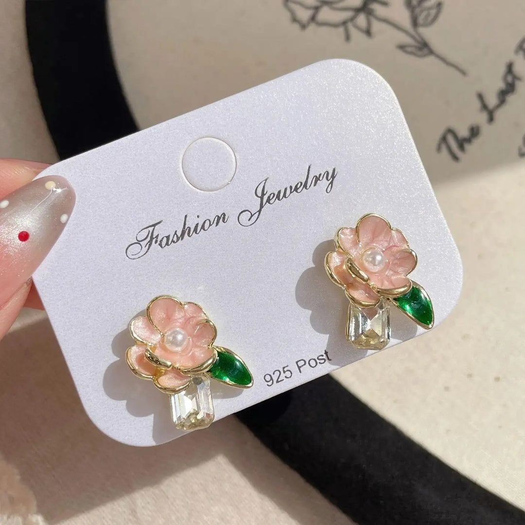 Blush Rosebuds Earrings
