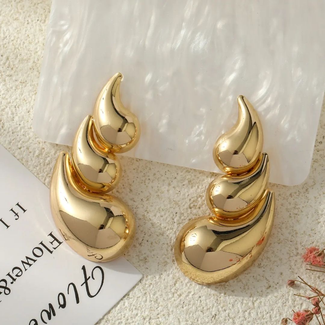 Chunk Drop Earring
