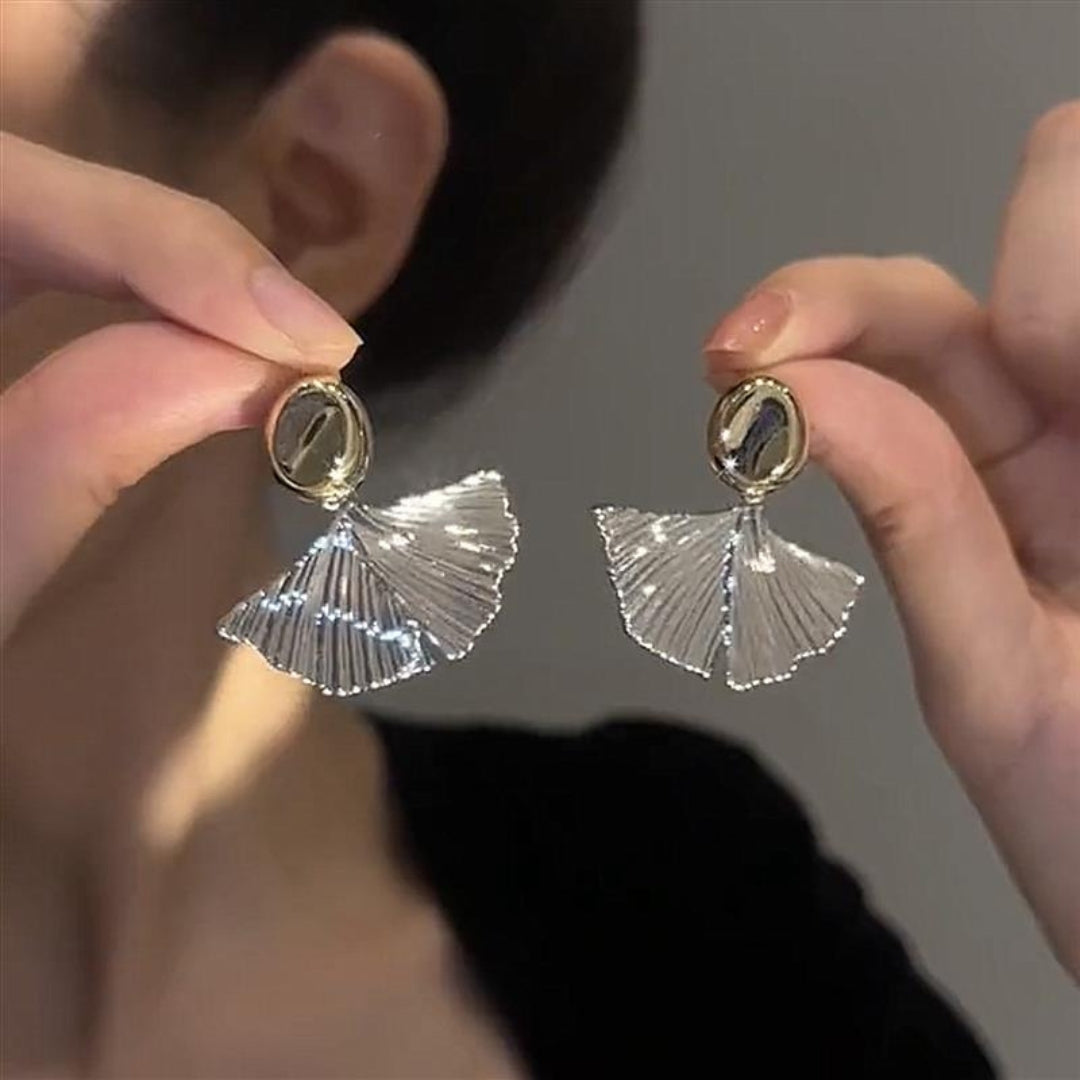 Elemental Ginkgo Drops Earrings