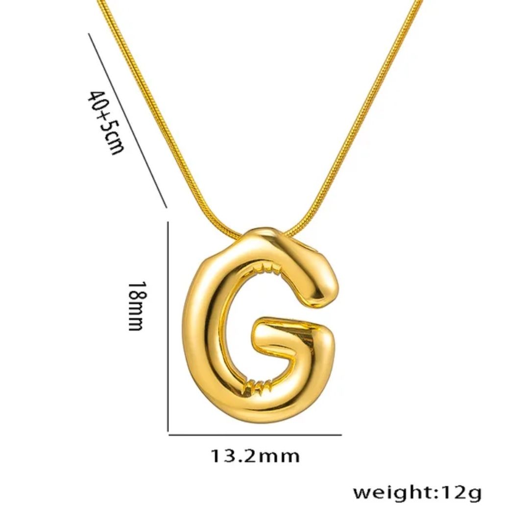 Glam G Initial Necklace