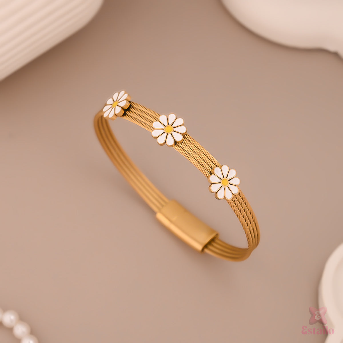 Bloom Daisy Statement Bracelet