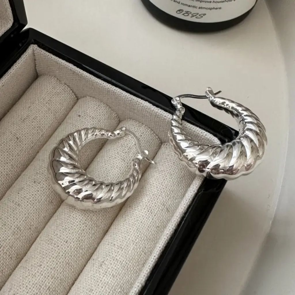 Dainty Coil Earrings