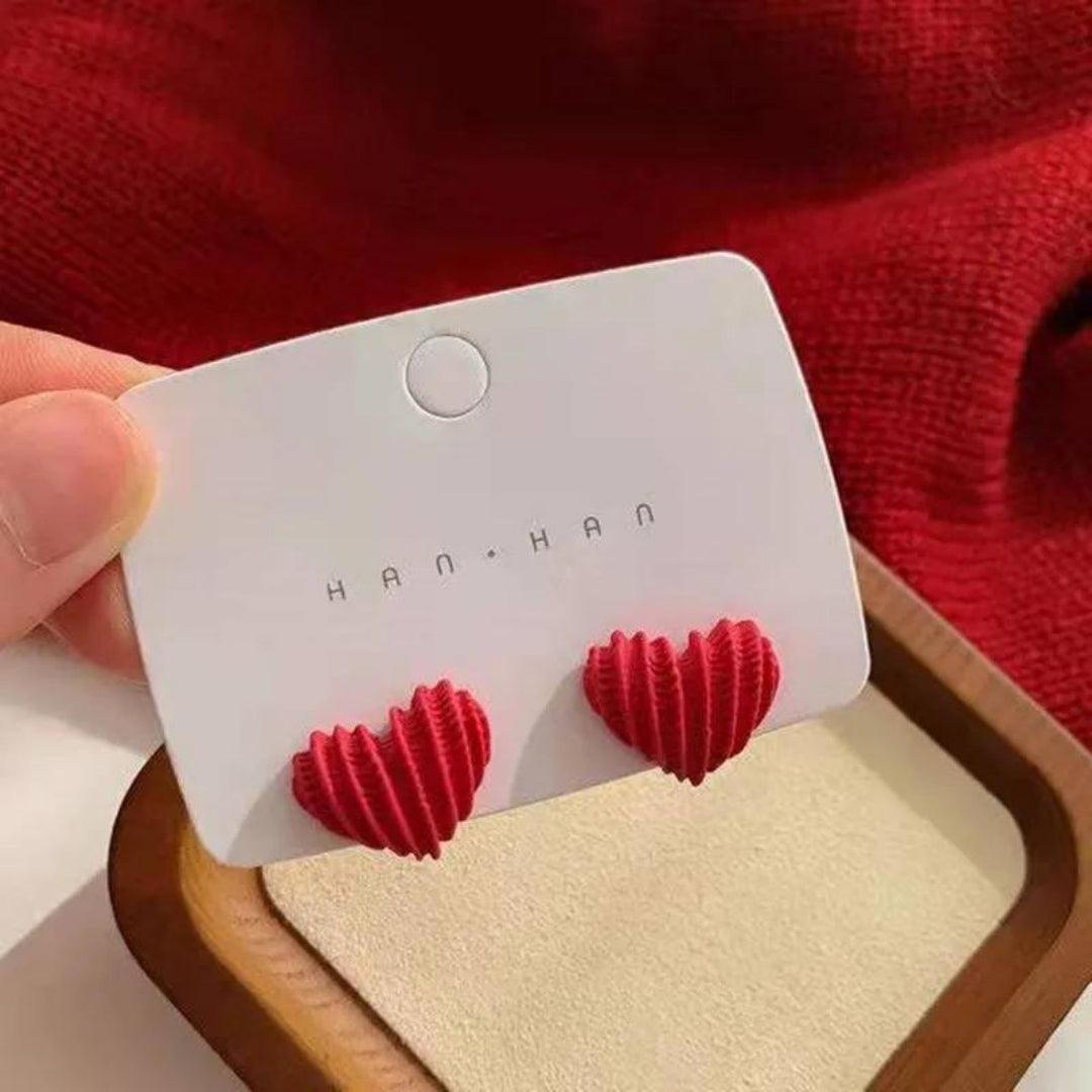 Coloured Heart  Earrings