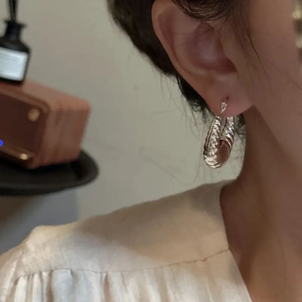 Dainty Coil Earrings