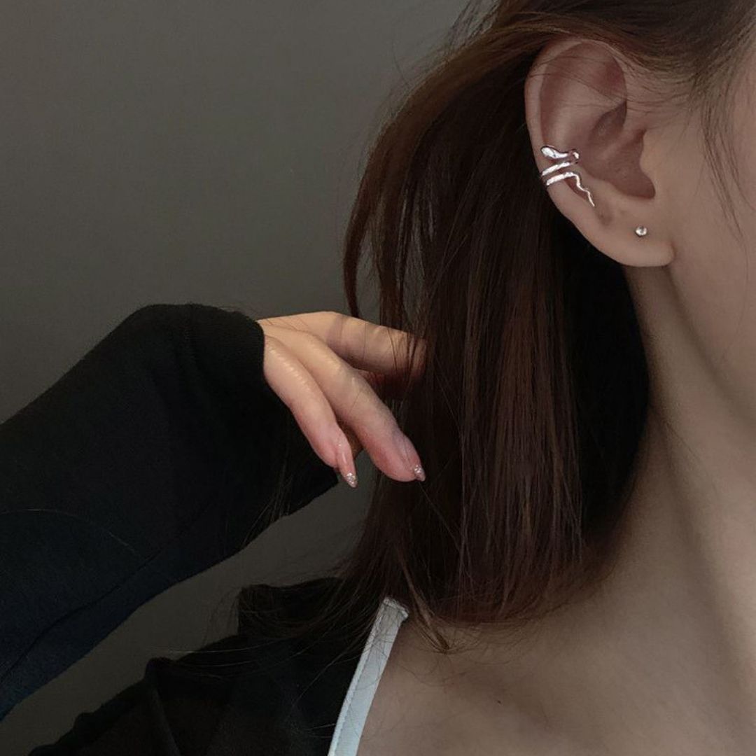 Nexus Serpent Earcuff Earrings