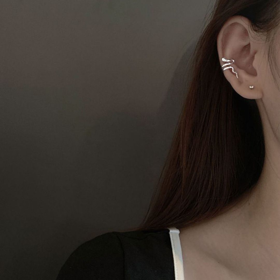 Nexus Serpent Earcuff Earrings