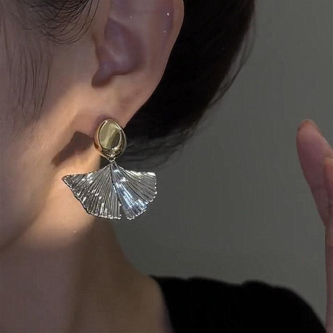 Elemental Ginkgo Drops Earrings