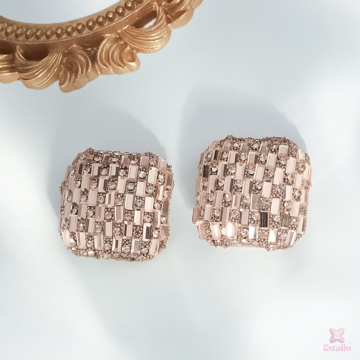 Glamorous Grid Earrings