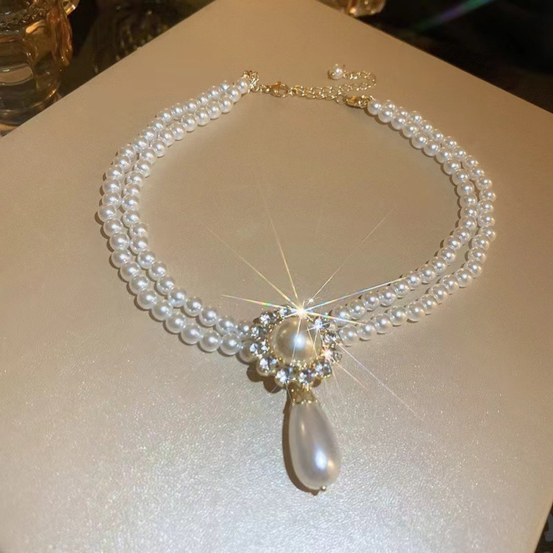 Elegance Cascade Choker Necklace
