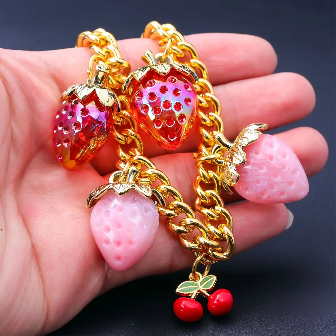 Tiny Trio Cherry Pop Bag Charm