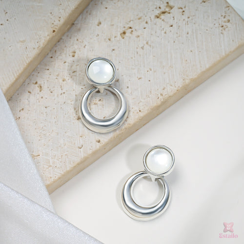 Lunar Halo Earrings