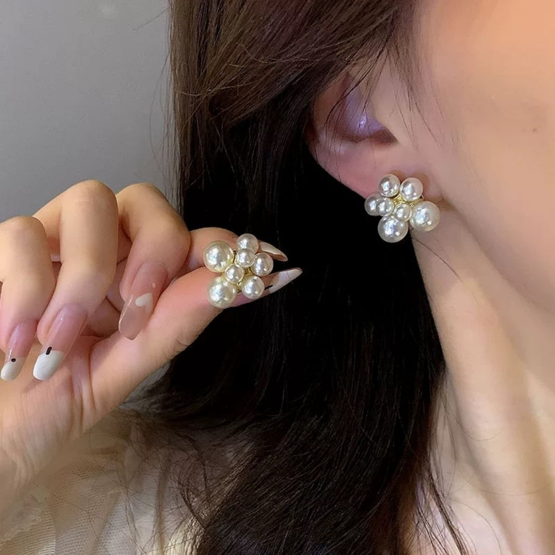 Pearl Posy Earrings
