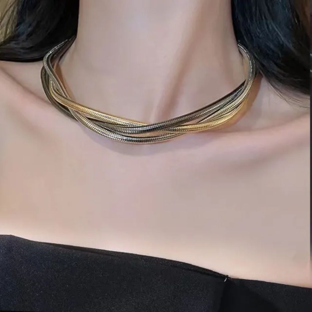 Rope Swirl Necklace & Bracelet