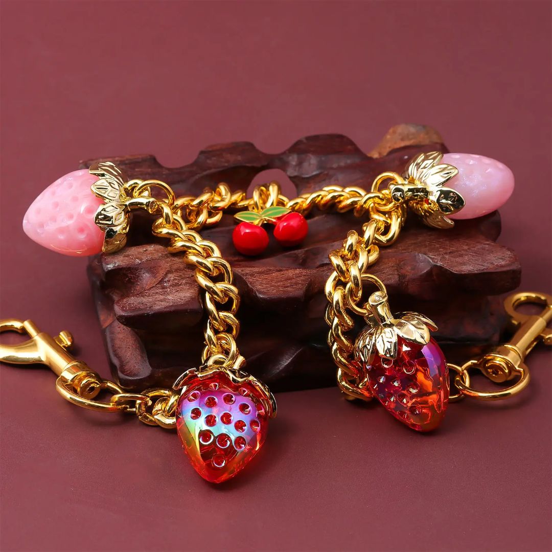 Tiny Trio Cherry Pop Bag Charm