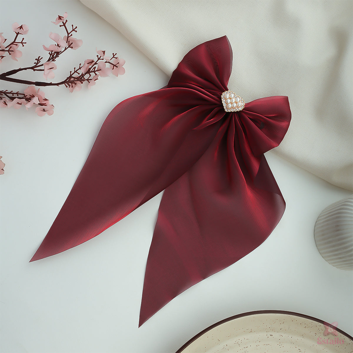 HeartBelle Bow Clip