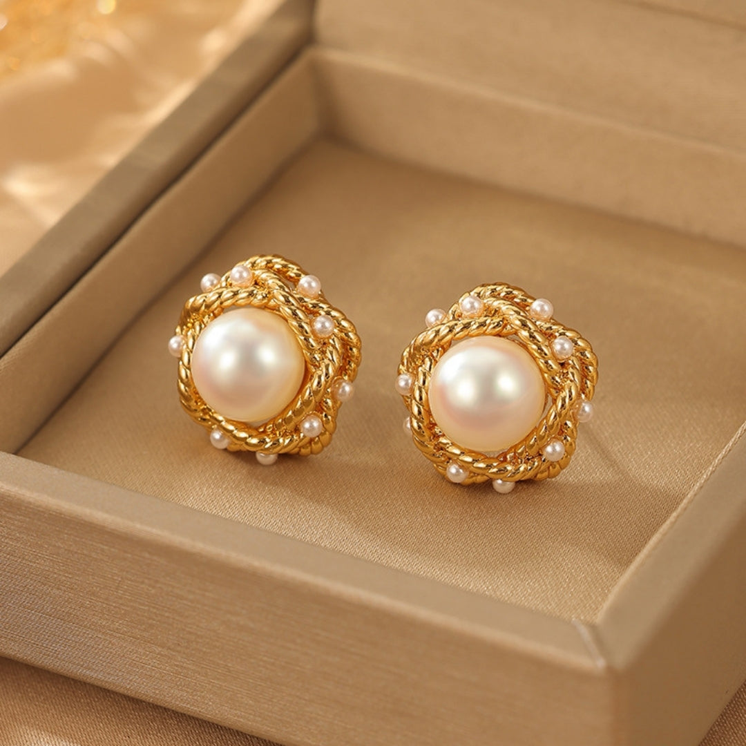 Embrace Pearl Studs Earrings