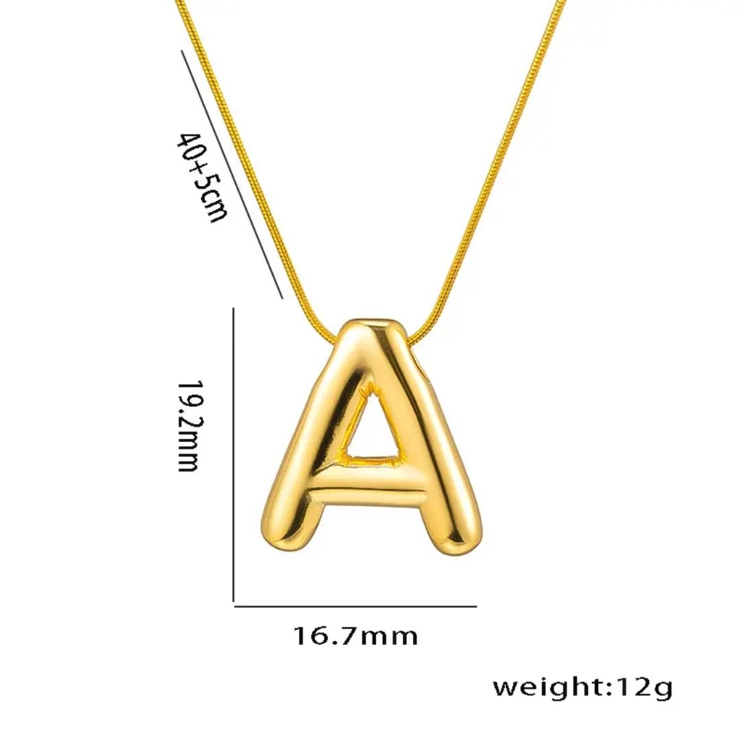 Initial Elegance "A" Neckpiece