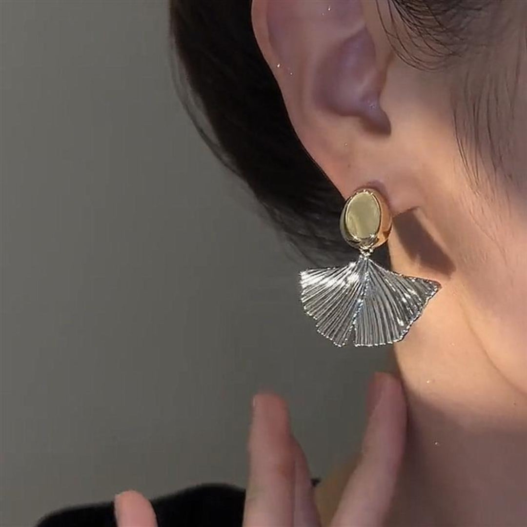 Elemental Ginkgo Drops Earrings