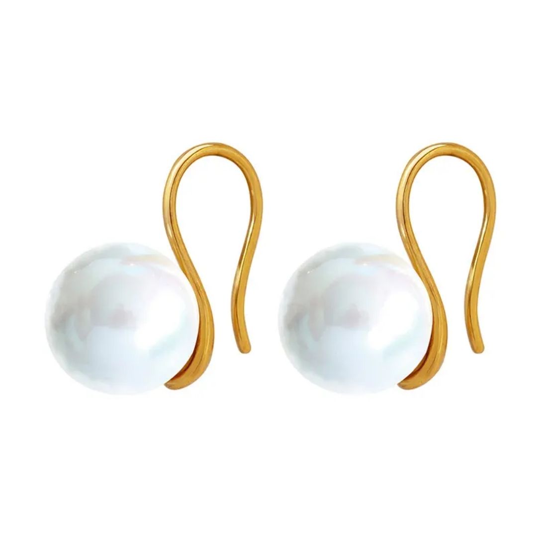 White Gleam Earring
