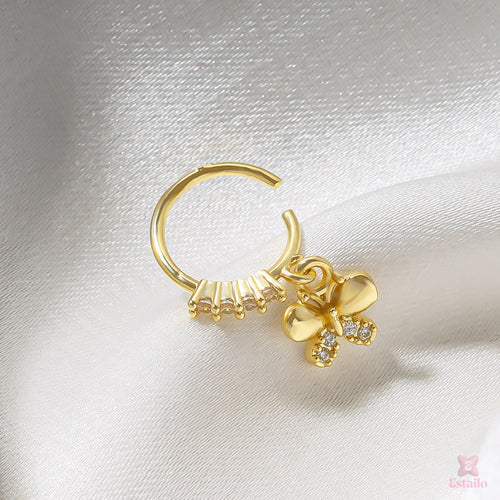 Butterfly Dangle Nose Ring