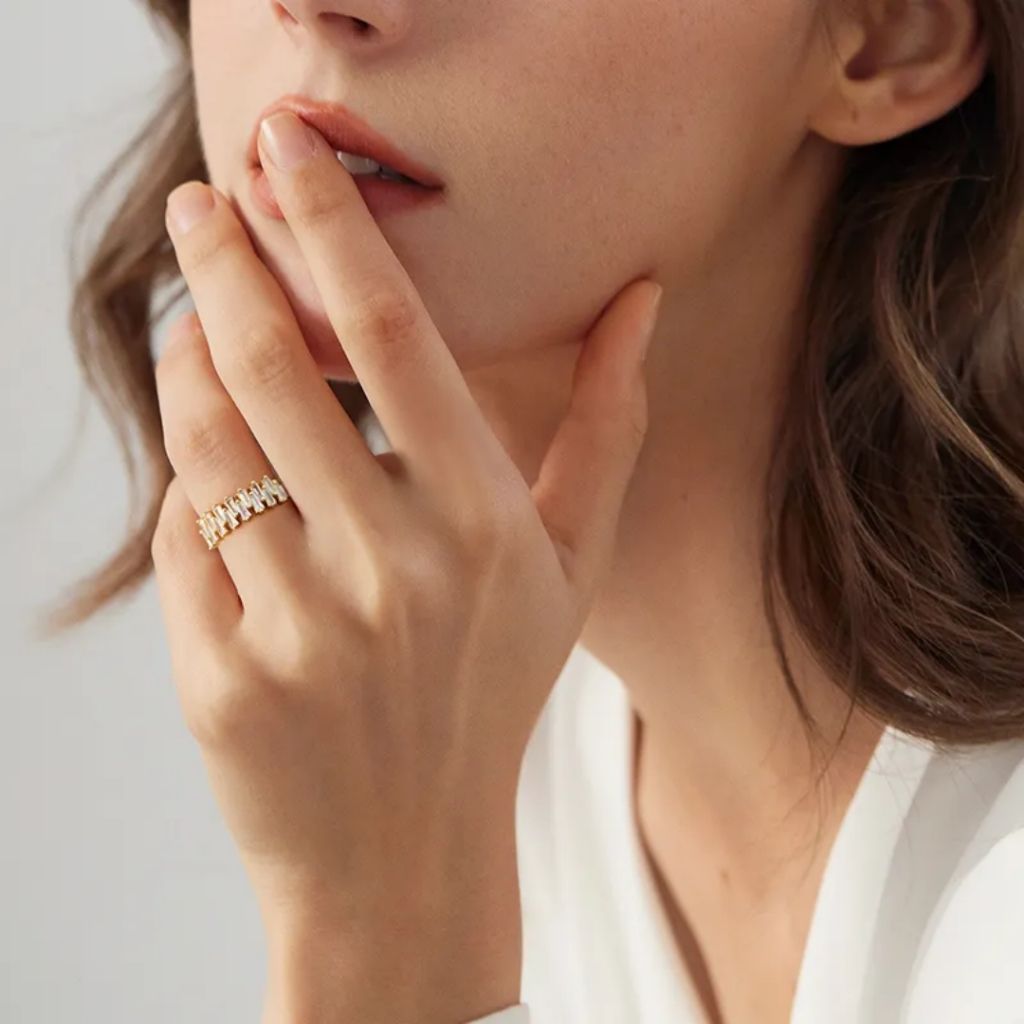 Crystal Bliss Zing Loop Ring