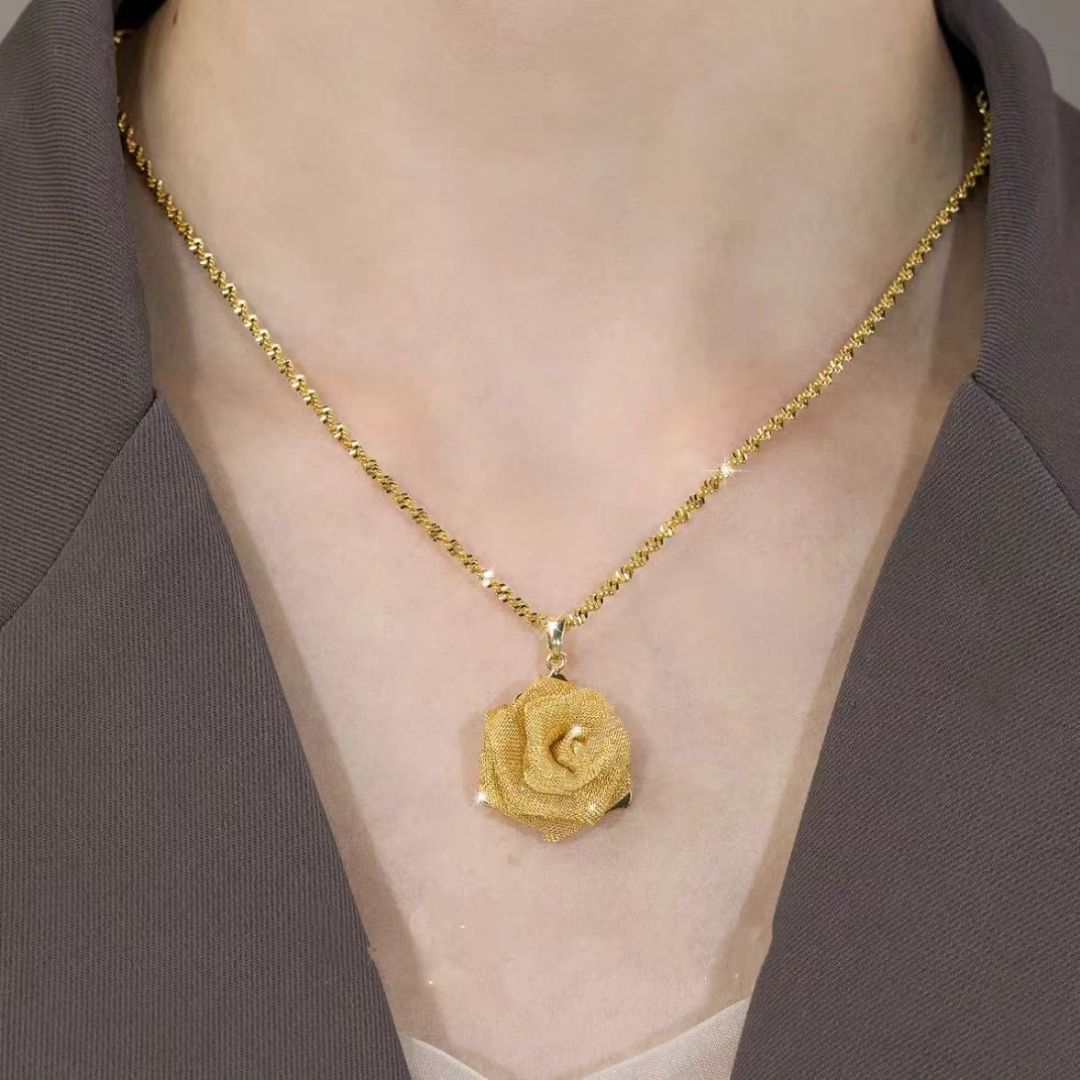 Regent Velvet Rose Necklace