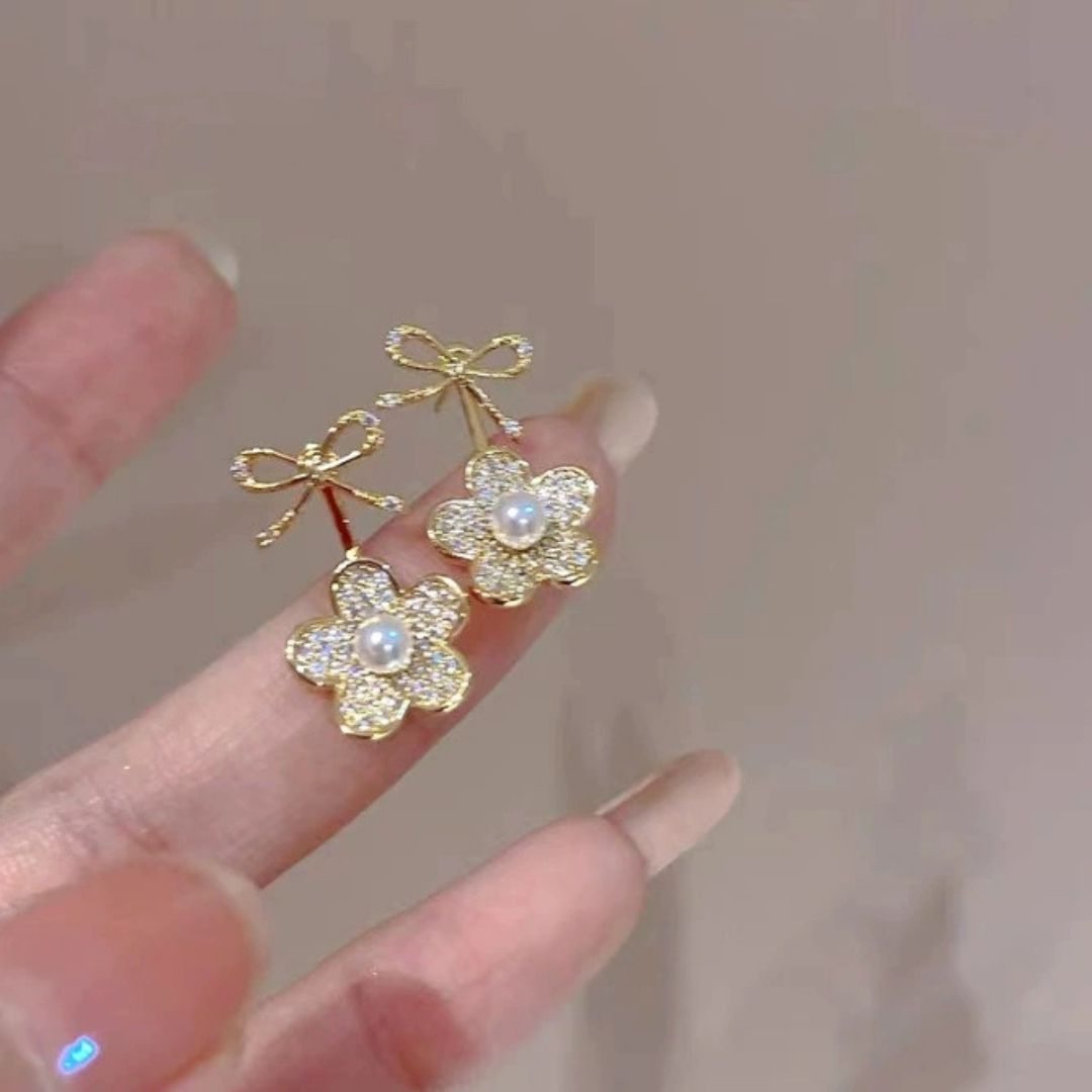 Gilded Jasmine Drops Earrings