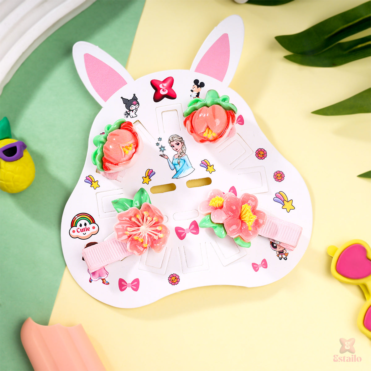 Floral  Kids Hair Accessories